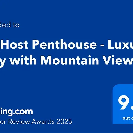 Luxury Penthouse 11th Floor Mountain View Large Terrace Floor Heating New Building Board Games Self Check-in Shopping Center 360 Tour Free Parking * Brașov