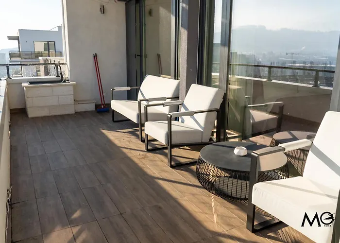 דירה Stunning Holiday Penthouse - Family Friendly - Mountain View - Huge Terrace - Top Floor - Acs - Outlet Mall - Grocery *