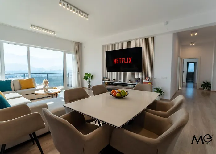 דירה Stunning Holiday Penthouse - Family Friendly - Mountain View - Huge Terrace - Top Floor - Acs - Outlet Mall - Grocery