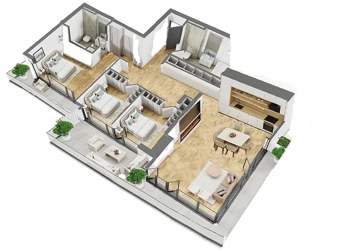 Stunning Holiday Penthouse - Family Friendly - Mountain View - Huge Terrace - Top Floor - Acs - Outlet Mall - Grocery דירה *