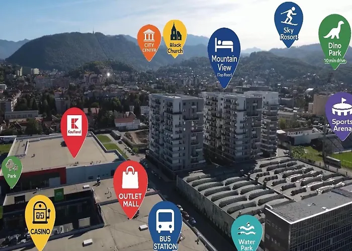 Mohost Penthouse - Mountain View - Large Terrace - Floor 11th * Brasov